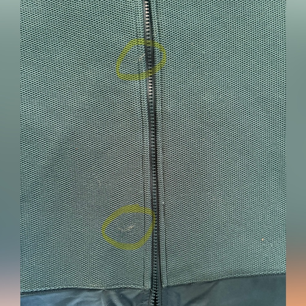 Medium Under Armour Teal Patterned Coldgear Zip U… - image 6